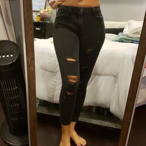 ON Rockstars - Midrise Black Destroyed